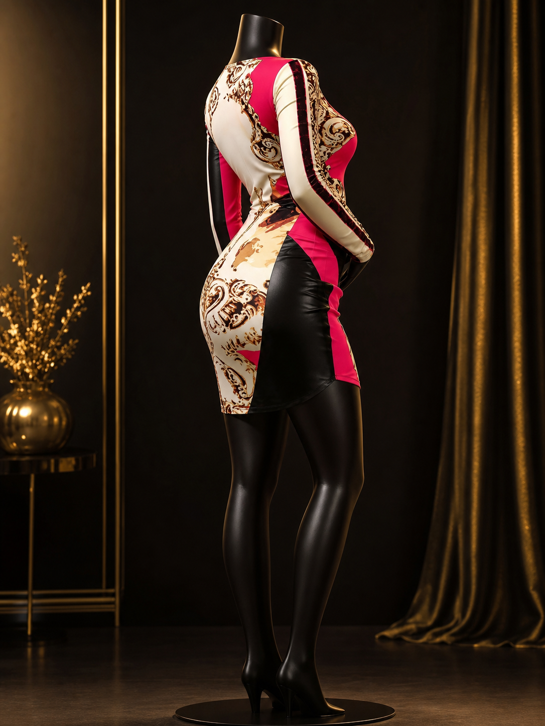 robe – vinyle · RO-0332 – vue produit robe 2 sur 2