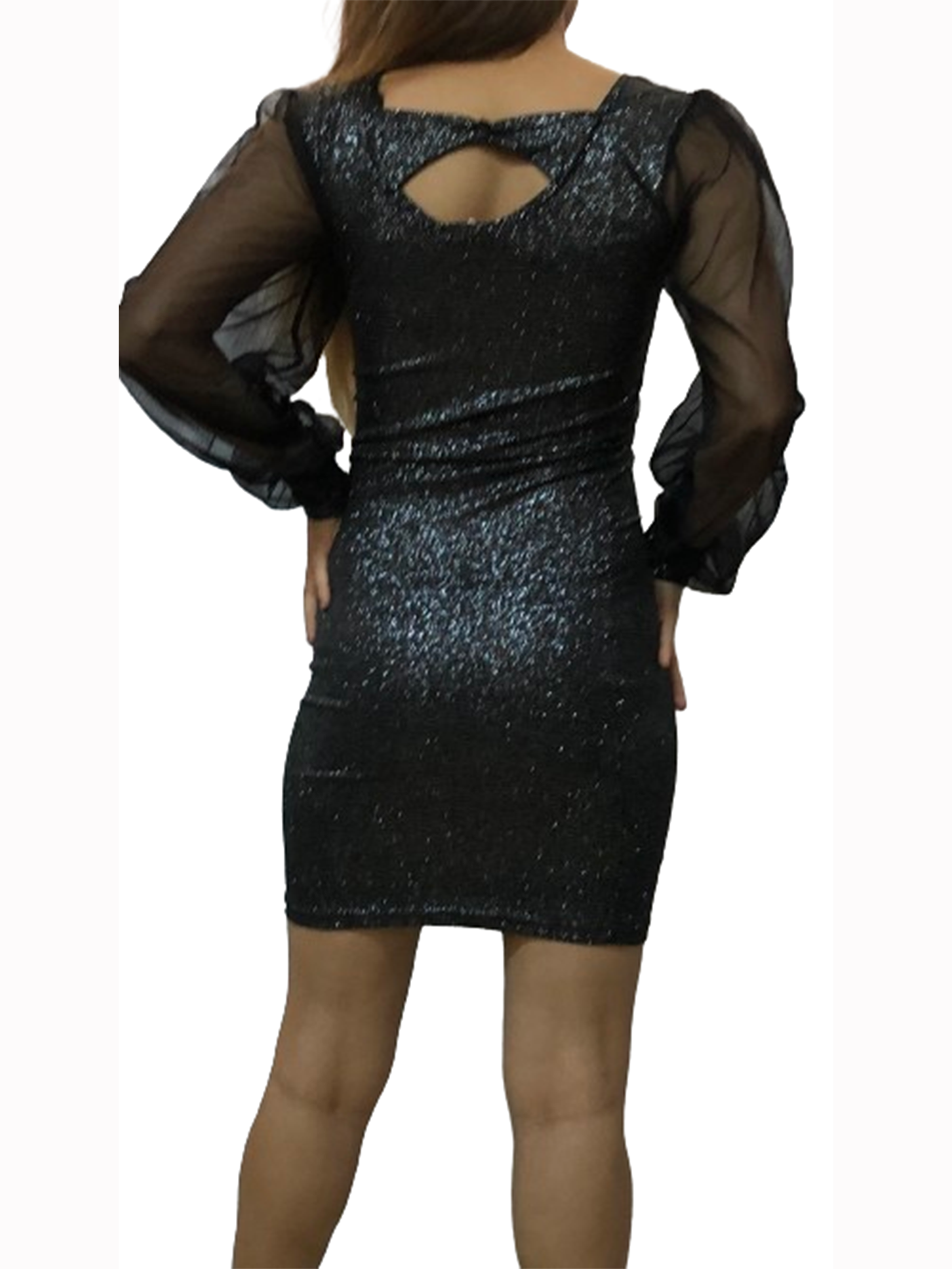 belles robes.manches longues en tulle 