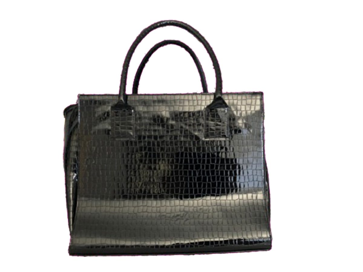 Vikenzo handbags quality synthetic leather – Black, Dark blue – handbag product view 3 of 5