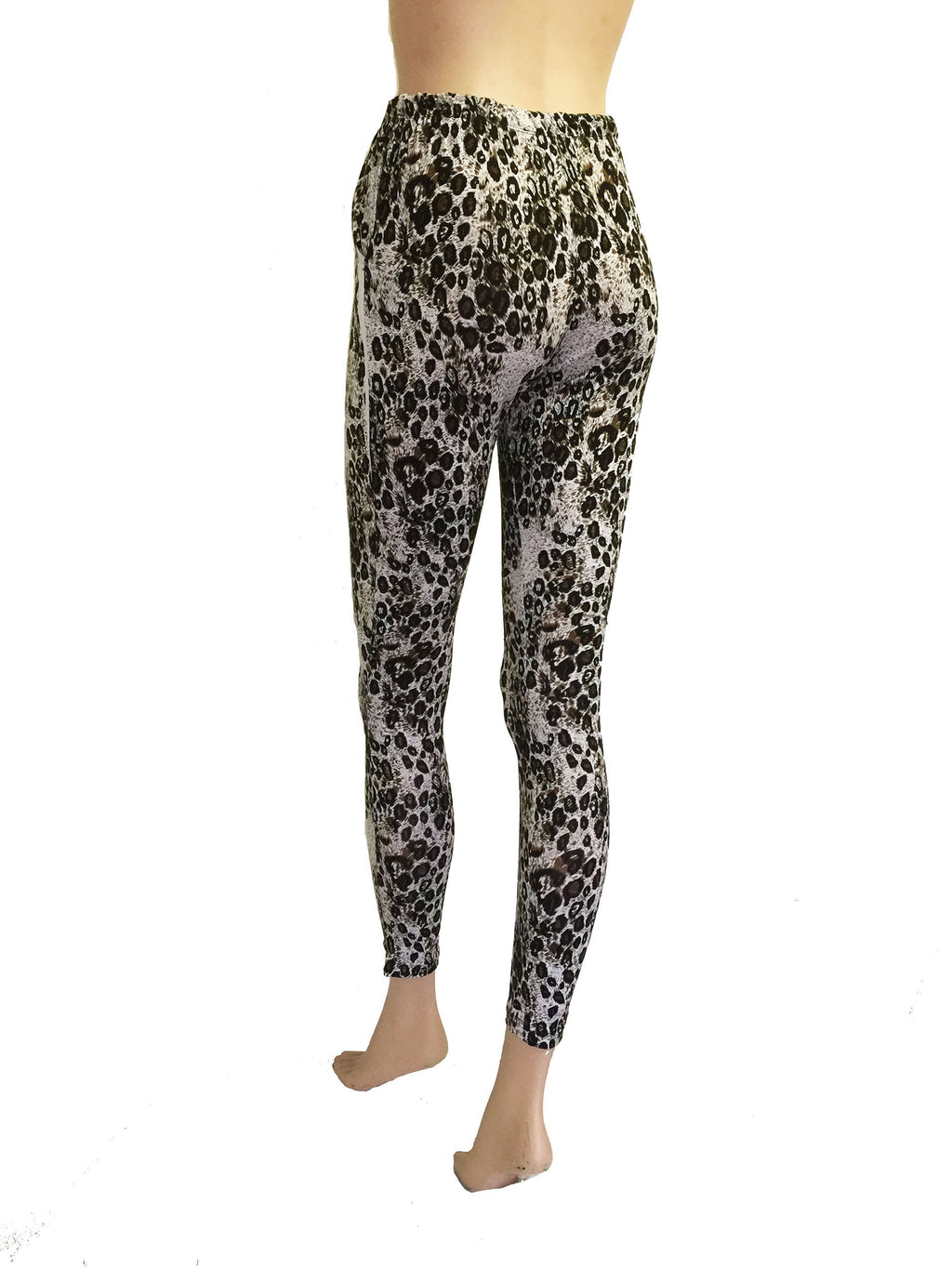 Leggings en viscose lycra imprimé zèbre