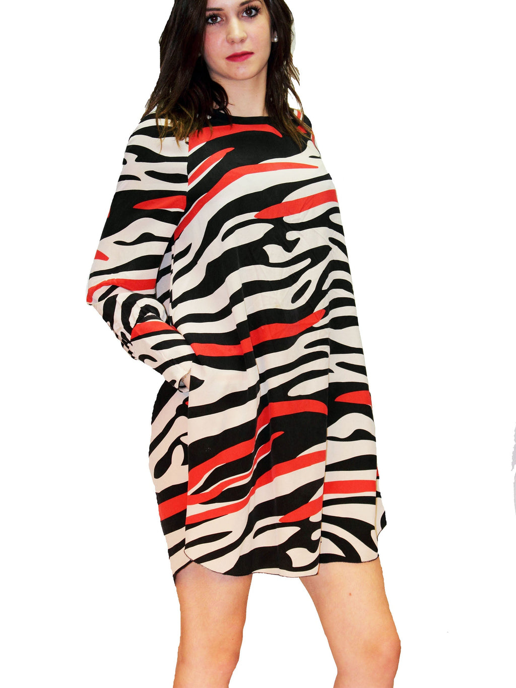 Robes style tunique en viscose